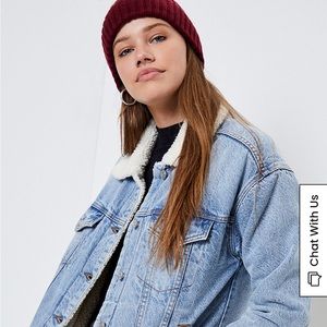 PacSun Oversized Sherpa Trucker Jacket